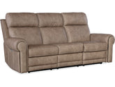 Hooker Furniture Living Room Duncan Power Sofa w/Power Headrest & Lumbar